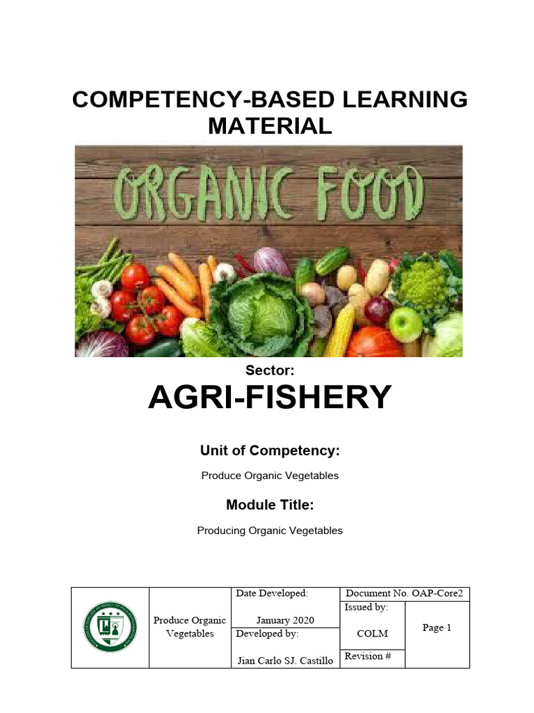 Organic Vegetable Production Guide | PDF | Soil | Tillage