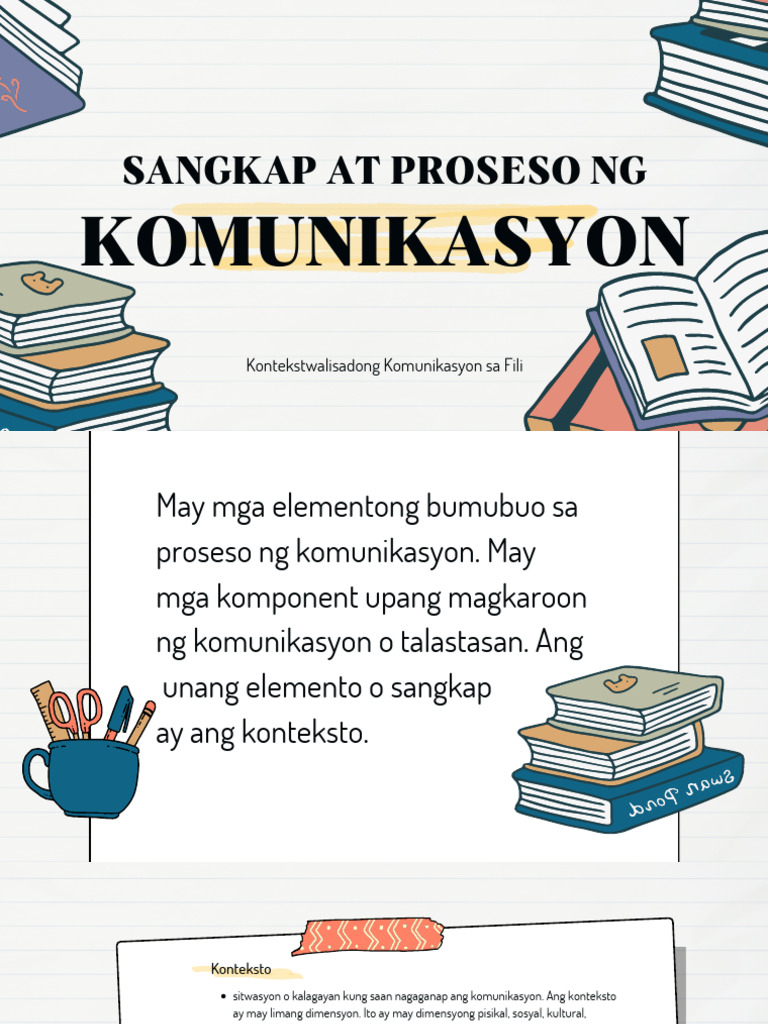 Mga Sangkap at Proseso NG Komunikasyon at Ibat Ibang Tungkuling ...