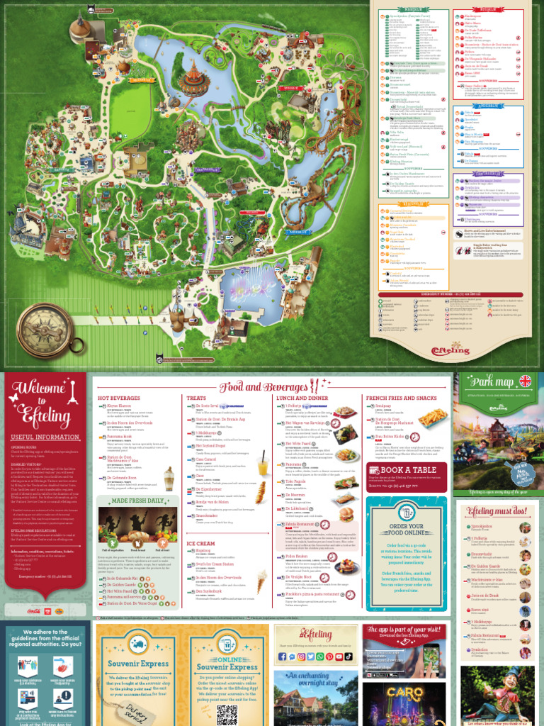 Efteling Park Map 2025 Overview | PDF | Fairy Tales | Fairies