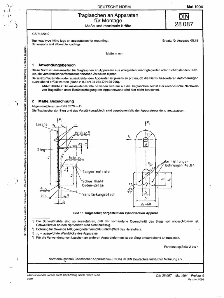 DIN 28087 Golfari | PDF