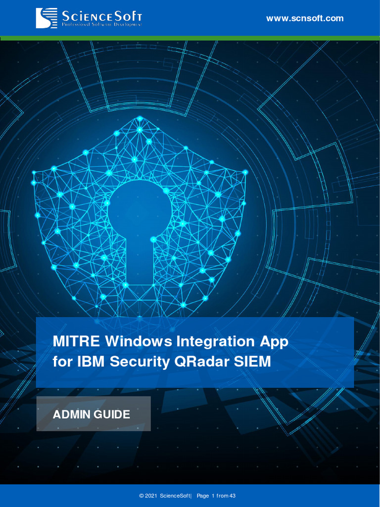 QRadar SIEM Admin Guide | PDF | Microsoft Windows | Windows Registry
