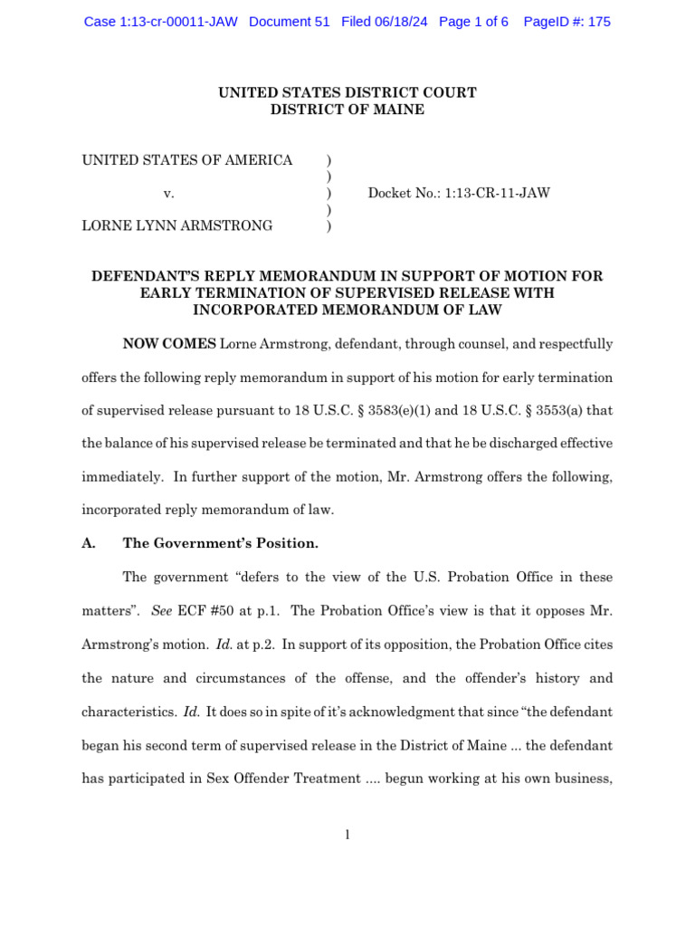 Lorne response download free pdf probation united states federal