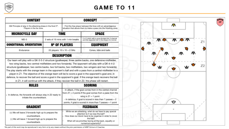 Game To 11: Content Concept | PDF | Defender (Association Football ...