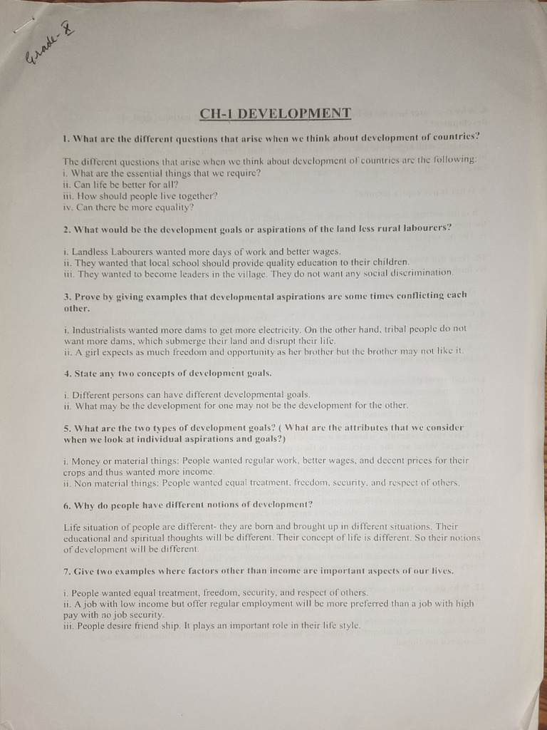 Development Goals and Aspirations Explained | PDF | Energy Development ...