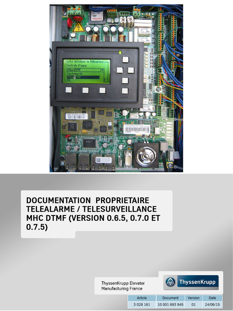 Proprietaire MHC DTMF | PDF | Téléphone | Fax