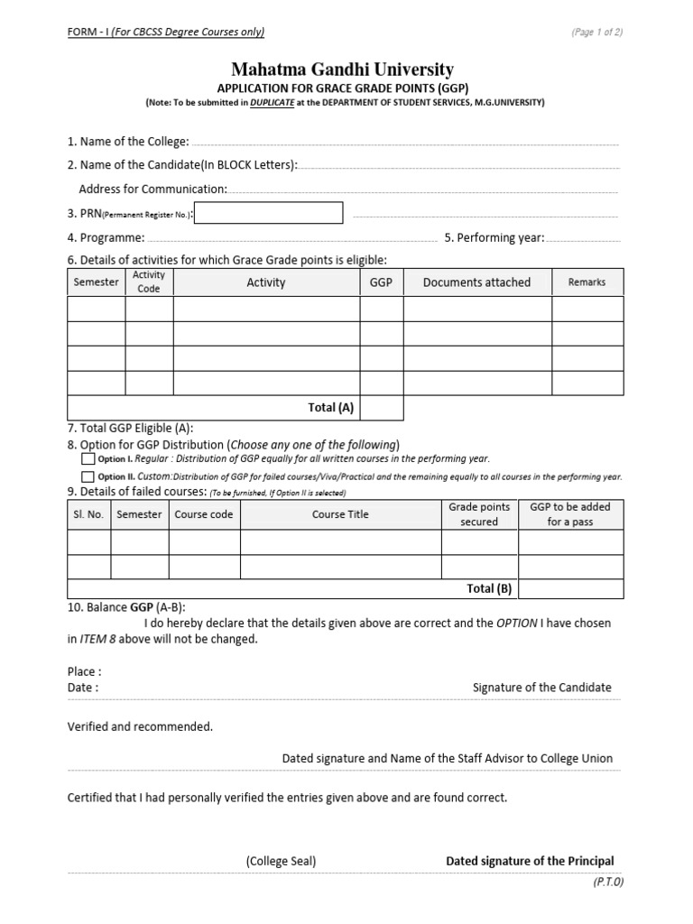 application-form-grace-marks-in-cultural-activities-cbcss-pdf-computing
