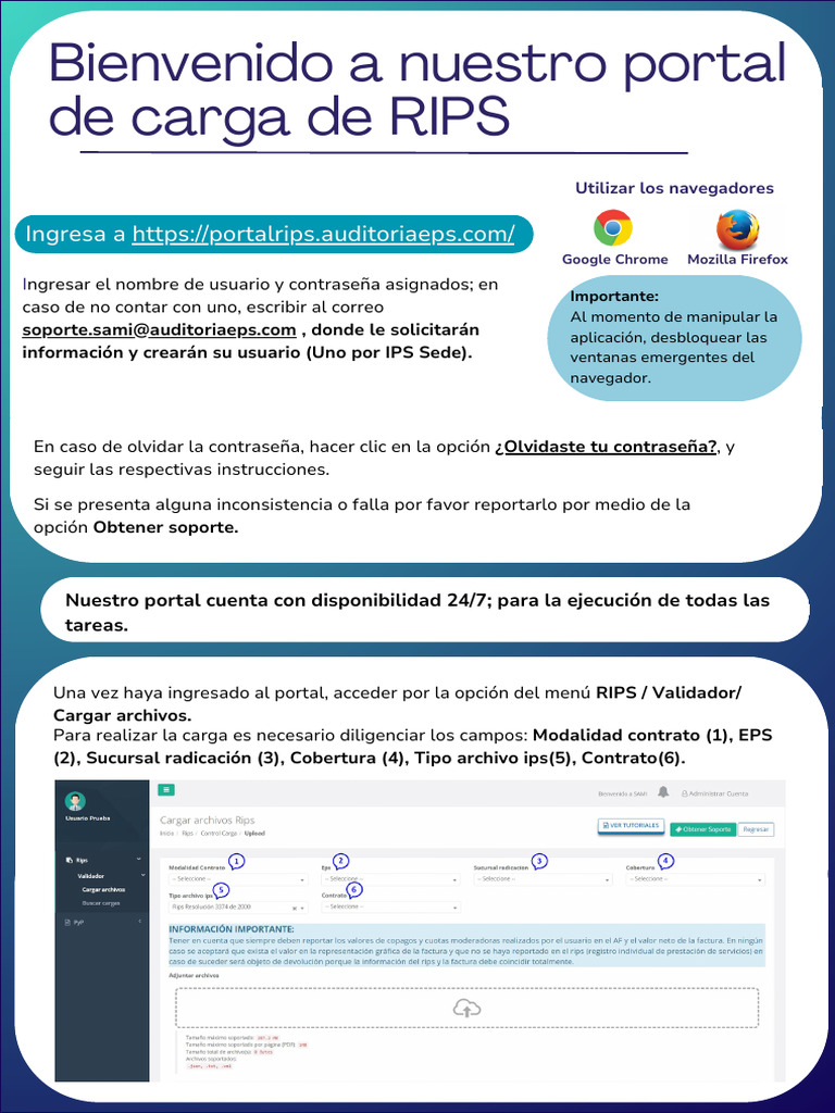 Tip Carga de RIPS | PDF | Contraseña | Archivo de computadora
