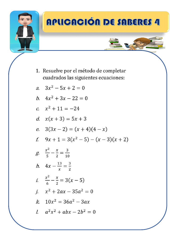 Metodo de Completar Cuadrados | PDF