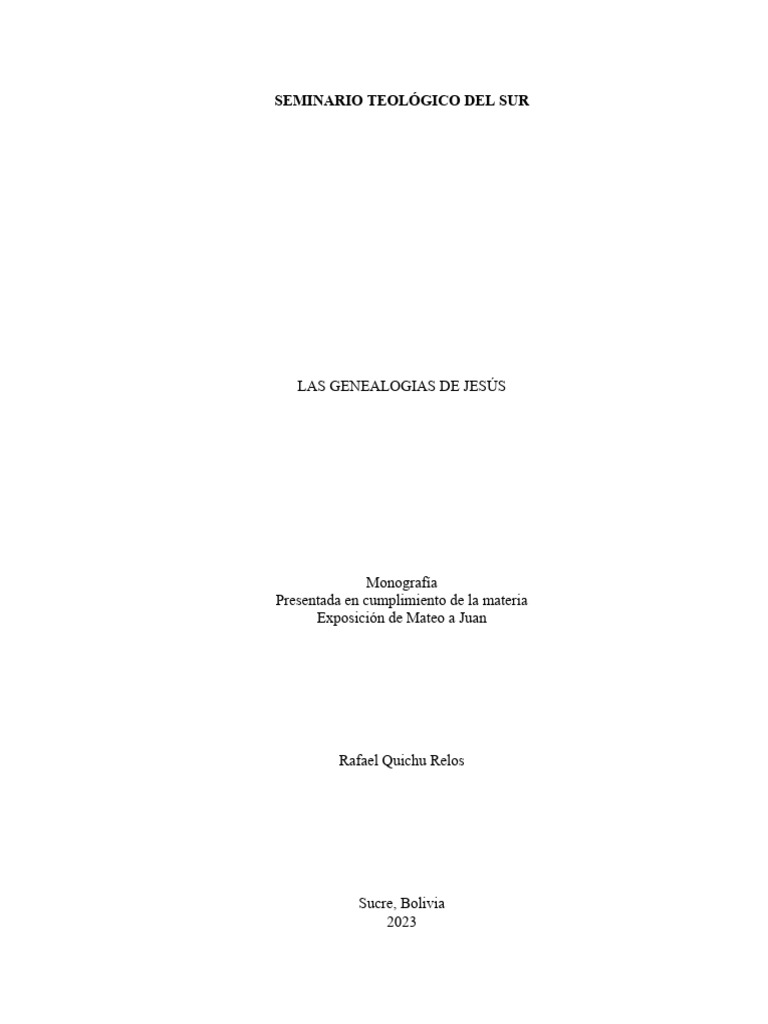 En La Biblia Se Encuentran Dos Genealogías De Jesús 2 Descargar
