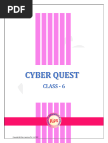 Cyber Quest - 6 To 8 Answer Key