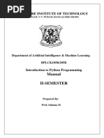 2nd Sem VTU Python Lab Manual | PDF | Computer File | Scope (Computer ...