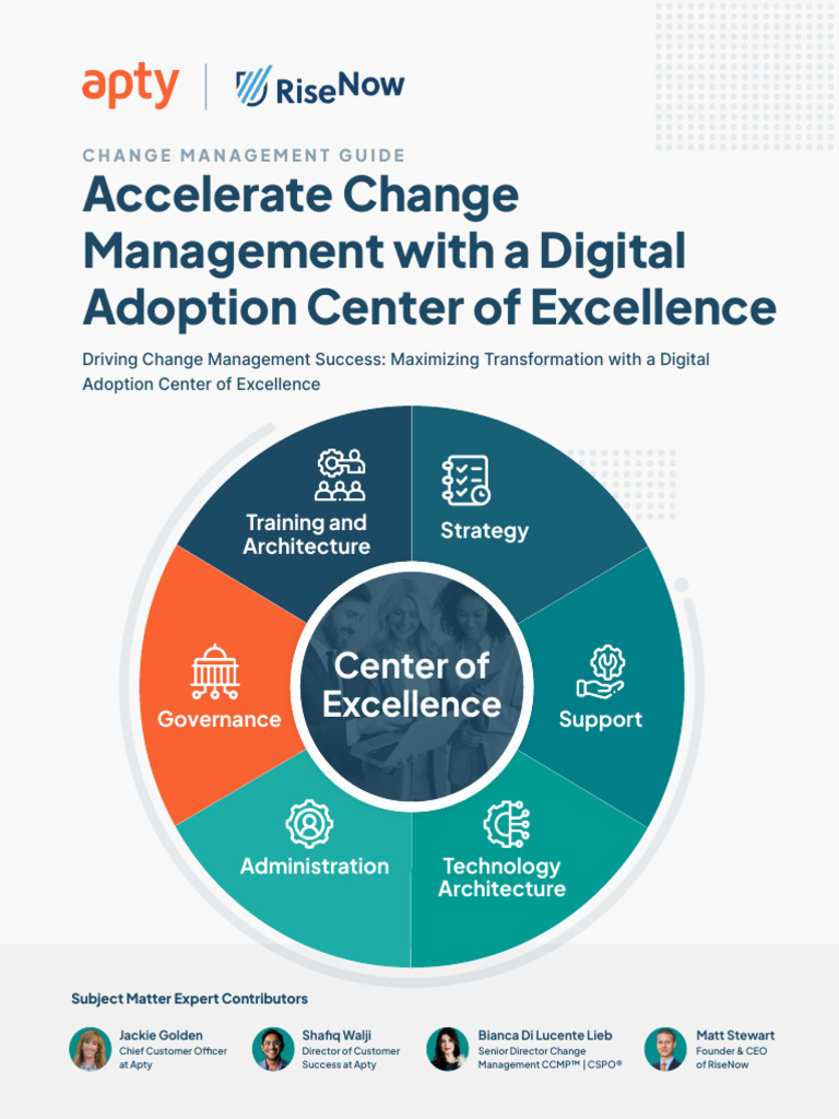 Digital Adoption Center of Excellence | PDF | Change Management | Analytics