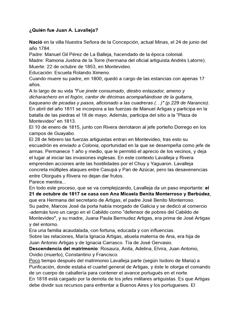 Juan antonio lavalleja pdf uruguay