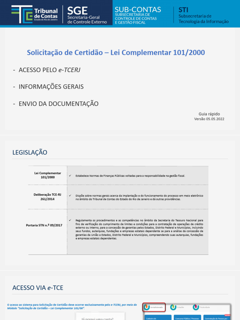 Tutorial Pedido Emissão Certidão Etcerj Pdf Crédito Finanças E