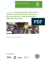 La Comunicación para El Desarrollo Ante Los Cambios Climaticos