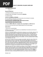 EMV Card Encoding Tutorial 2023 | PDF | Emv | Computer Science