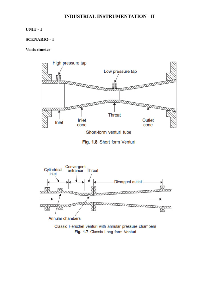 Industrial Instrumentation Flow Measurement Techniques | PDF | Flow ...