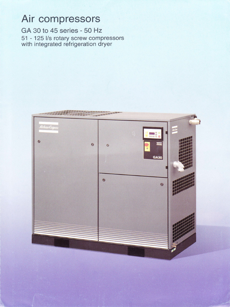 GA30-45 Prospekt | PDF | Energy Technology | Gases
