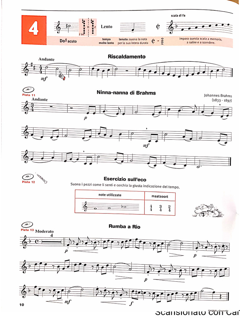 Ascolta Leggi e Suona Vol.2 Da Lezione 4 A Lezione 6 | PDF