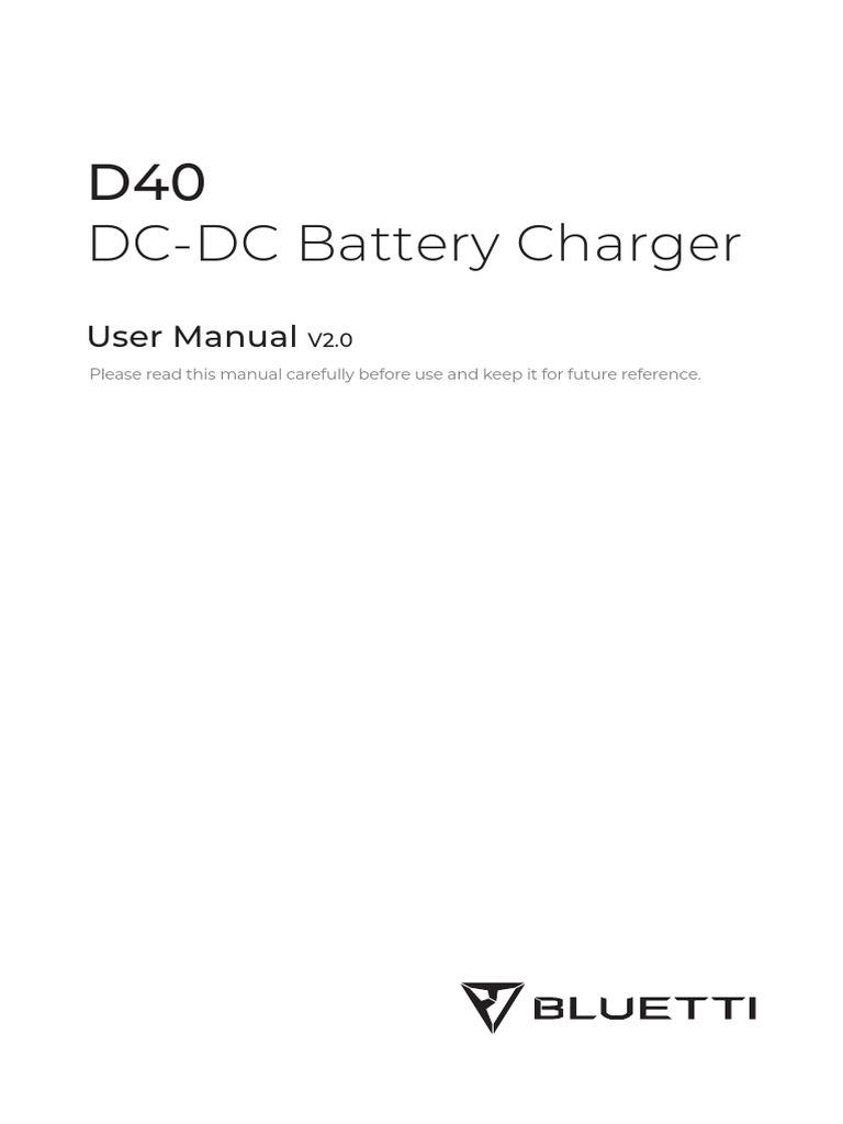 D40 Manual EN+DE - 20240402-1 | PDF | Solar Panel | Direct Current