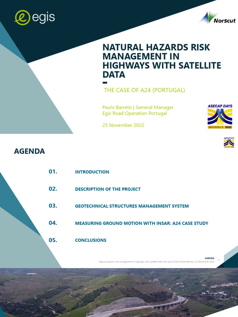 Natural Hazards Risk Management In Highways With Satellite Data Pdf