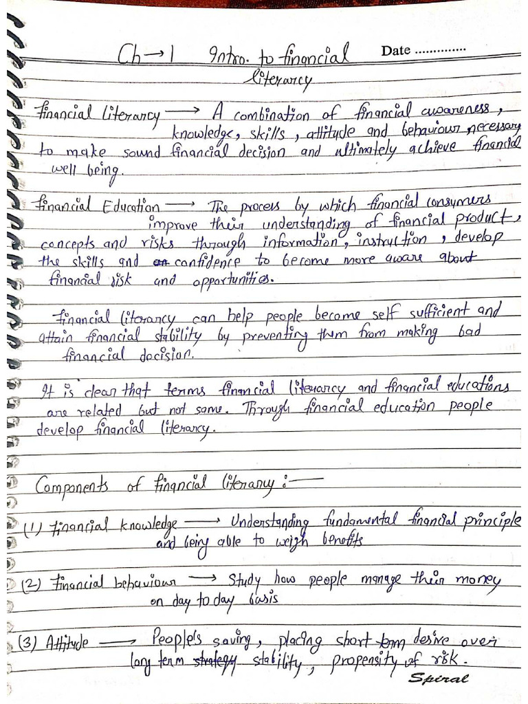 Finance For Everyone Notes All Units | PDF