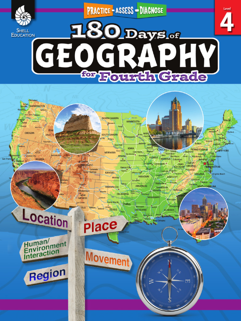Grade 4 Daily Geography Practice | PDF | Earth Sciences | Geography