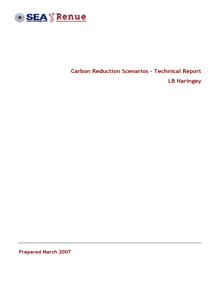 Haringey Carbon Reduction Strategy Report | PDF | Climate Change ...