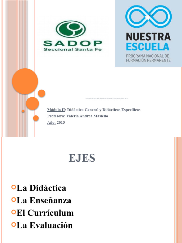 Didáctica y Estrategias de Enseñanza | PDF | Plan de estudios | Evaluación
