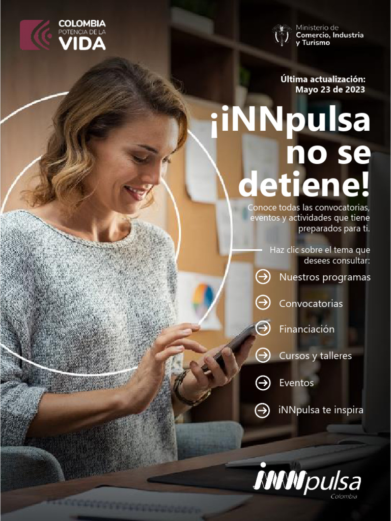 Convocatorias y Eventos de iNNpulsa | PDF | Iniciativa empresarial ...