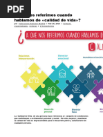 Tema 15. Concepto de Calidad de Vida, Según La OMS y Schalock | PDF ...