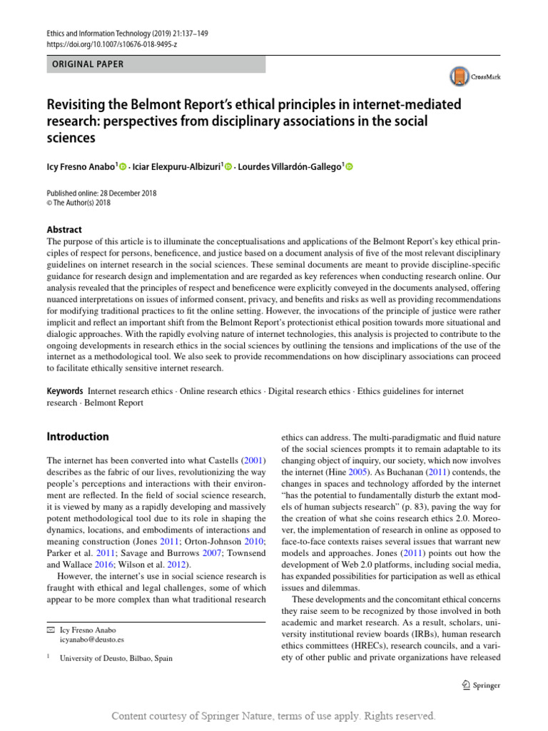 BELMONT FORUM DATA POLICY AND PRINCIPLES intelligence overview