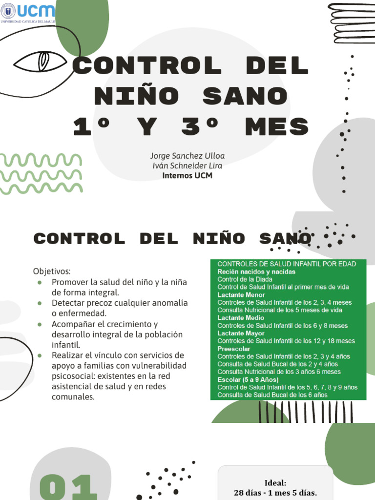 Control Del Niño Sano 1-3 Mes | PDF | Amamantamiento | Especialidades ...