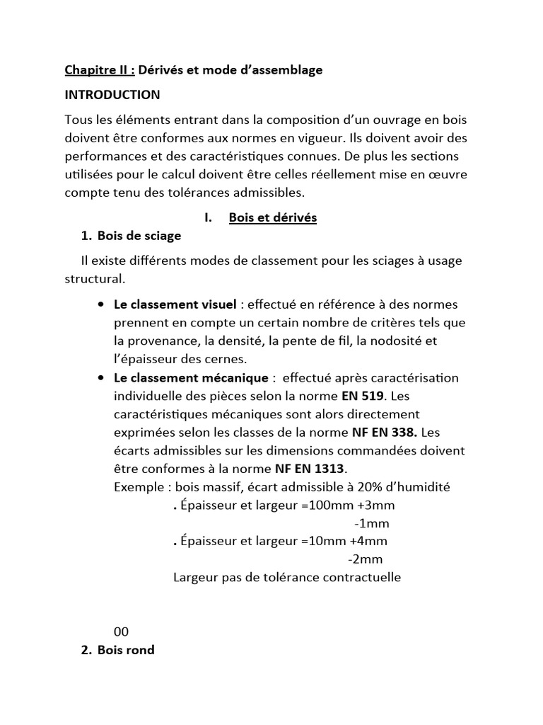 Normes et Assemblage du Bois | PDF | Bois (matériau de construction)