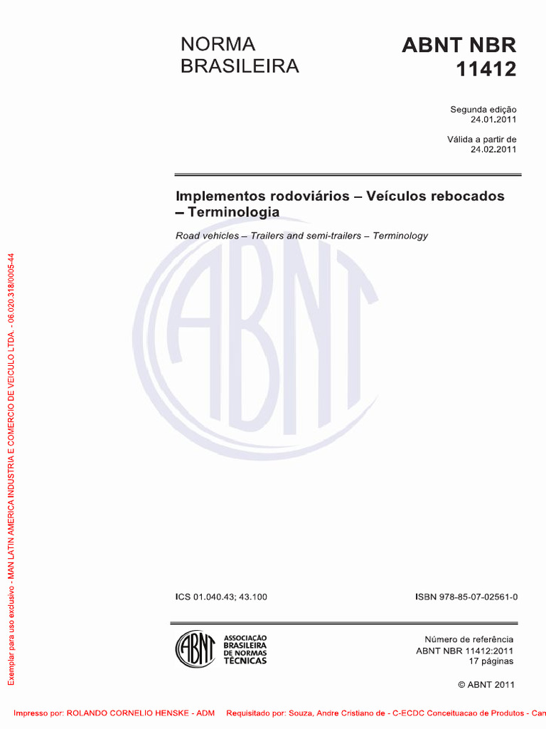 Abnt NBR 11412 | PDF