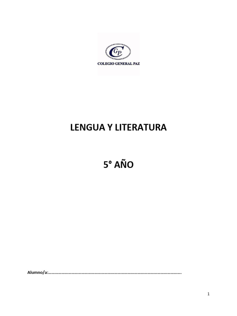 Cuadernillo Lengua 5to Año 2021 | PDF | Narración | Poesía