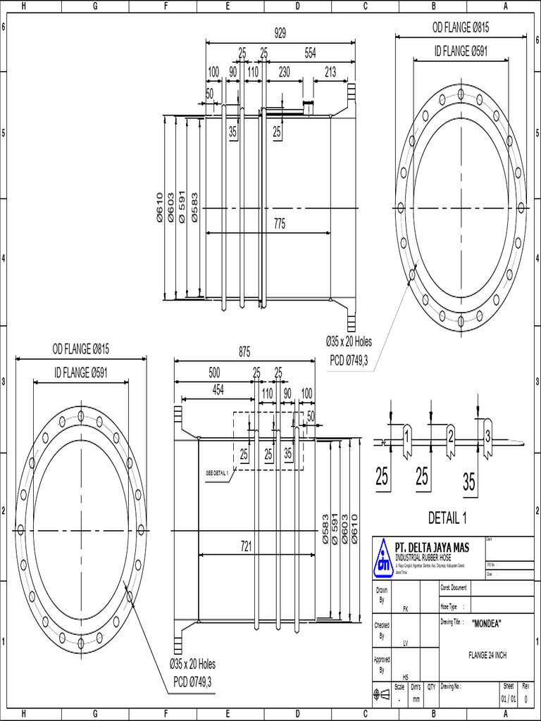 24-Inch Flange Specifications Document | PDF