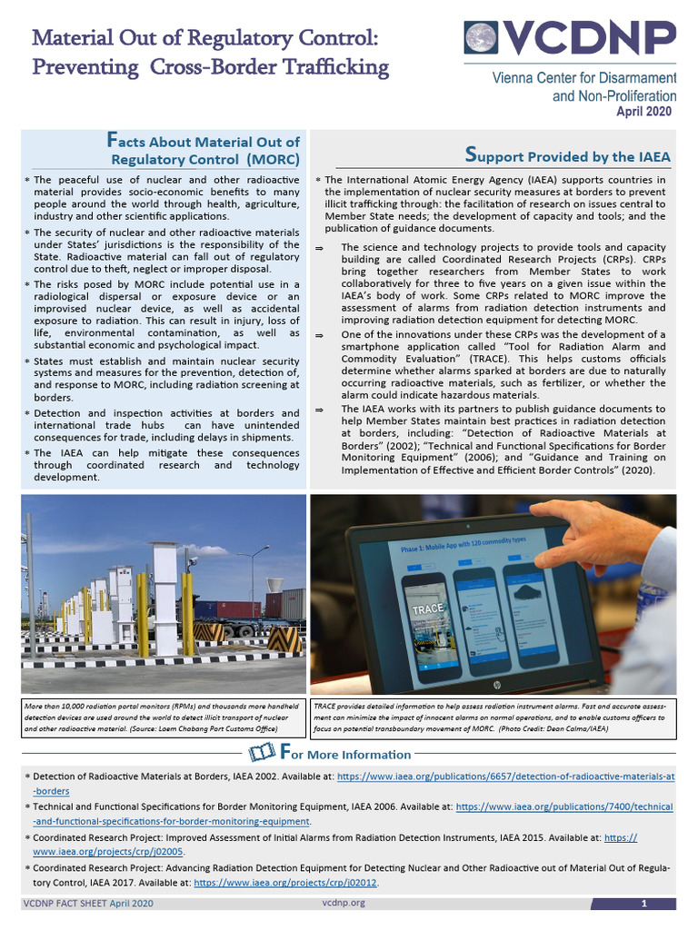 Preventing Cross-Border Nuclear Trafficking | PDF | Radioactive ...