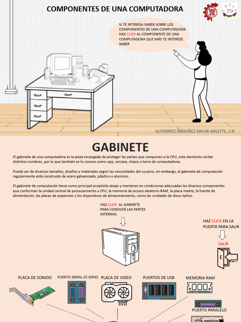 Componentes Esenciales de una Computadora | PDF | Hardware de la ...