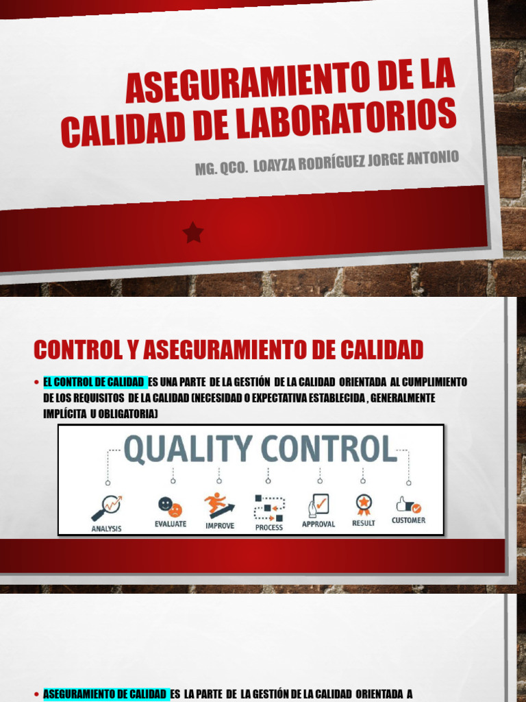 Aseguramiento de La Calidad de Laboratorios 2024 | PDF