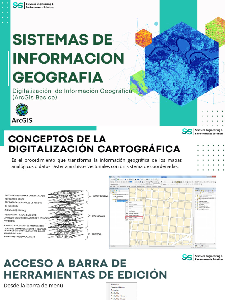 Arcgis basico 01 digitalizaci n descargar gratis pdf geometr a