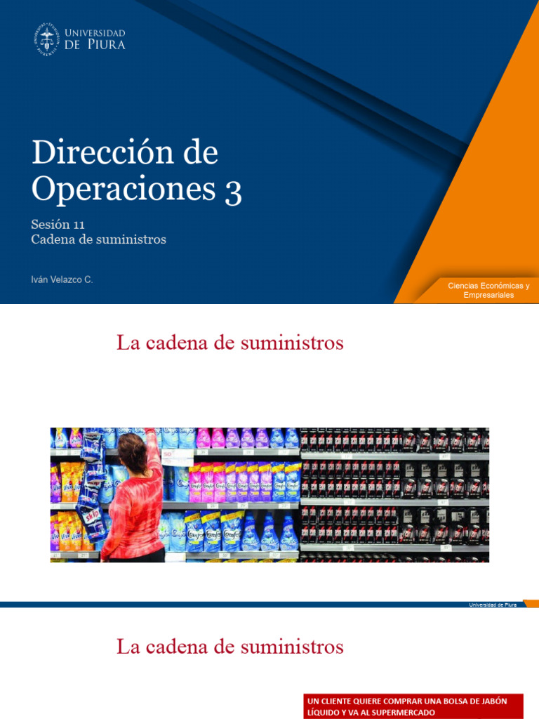 Sesión 11. Cadena de Suministros | PDF | Cadena de suministro | Empresas