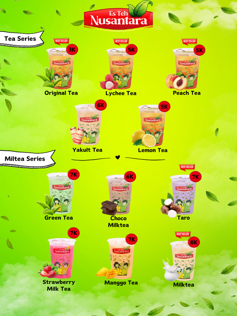 Menu Teh Saskia | PDF