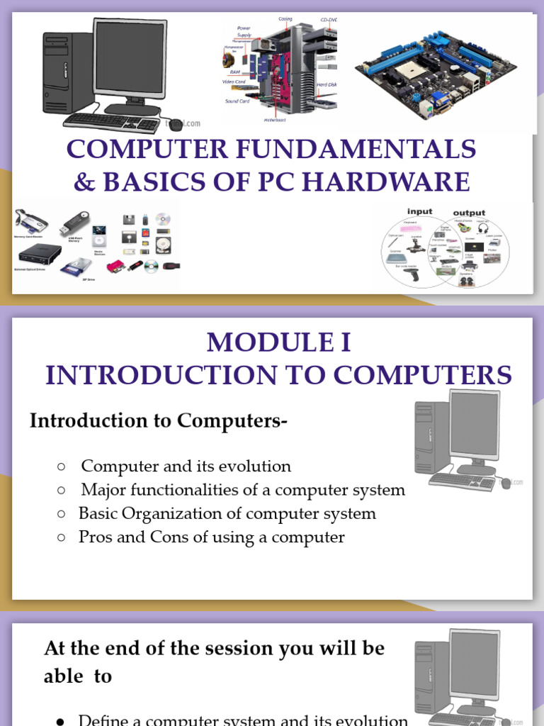 Module 1 | PDF | Computer Data Storage | Input/Output