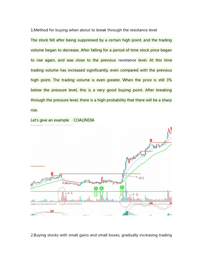 Stock Buying Strategies for Traders | PDF | Market Trend | Business