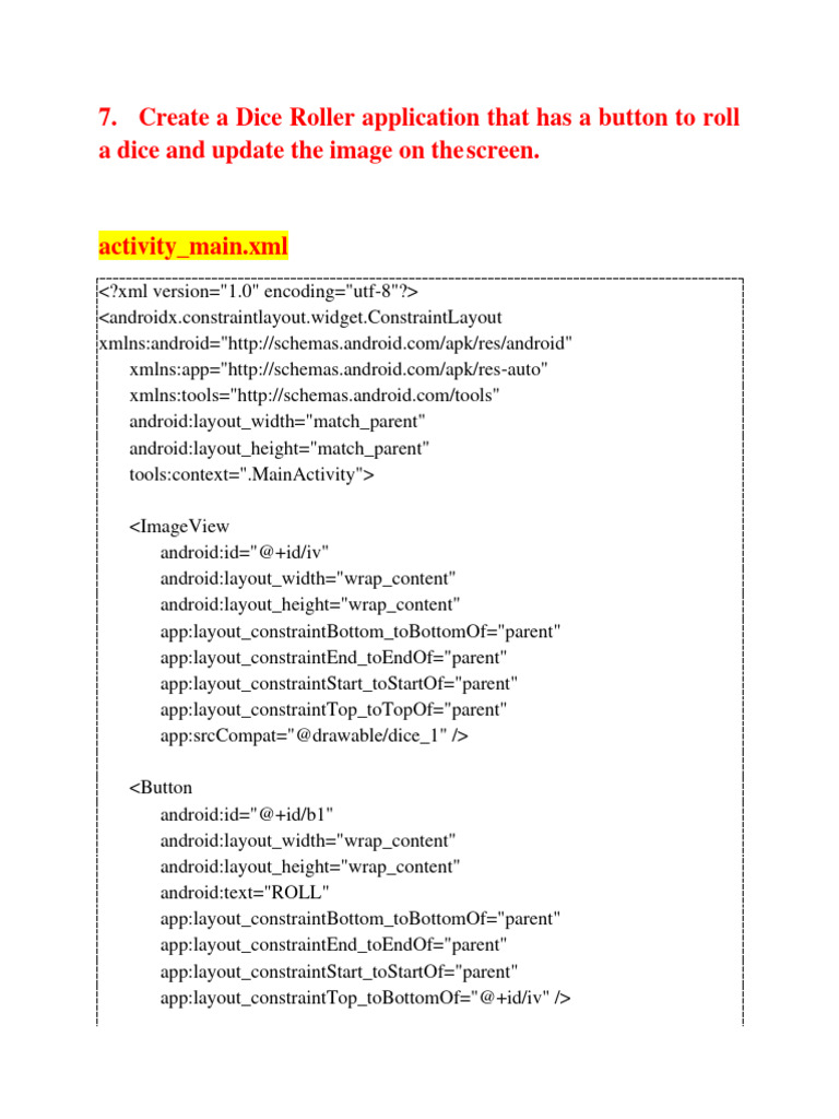 LAB-7 Dice Roll | PDF | Technology & Engineering