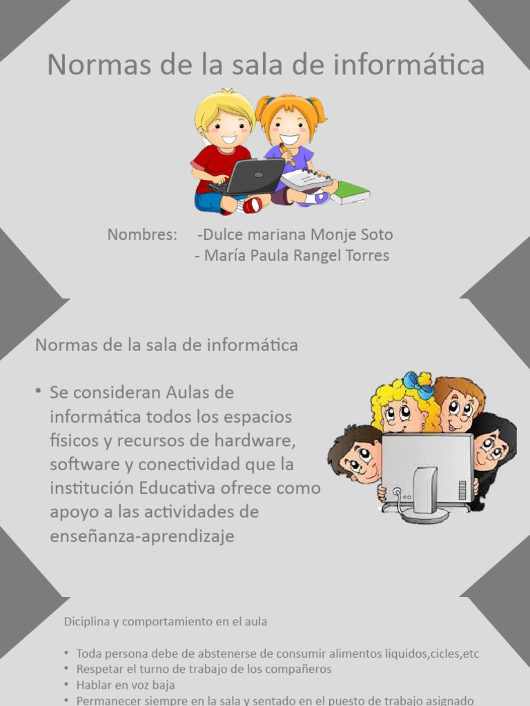 Normas de Uso en la Sala de Informática | PDF | Hardware de la ...