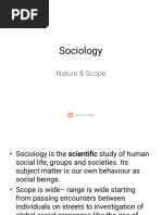 Chapter 1 Notes Sociology - 11th | PDF