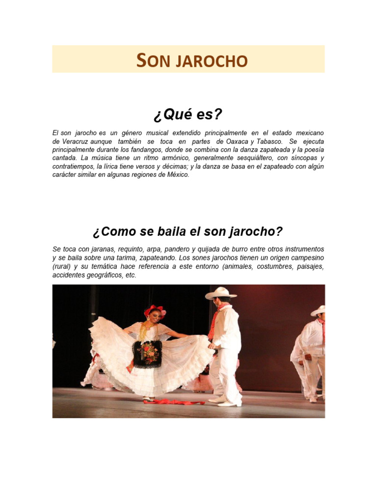 Son Jarocho | PDF | Ciencias sociales