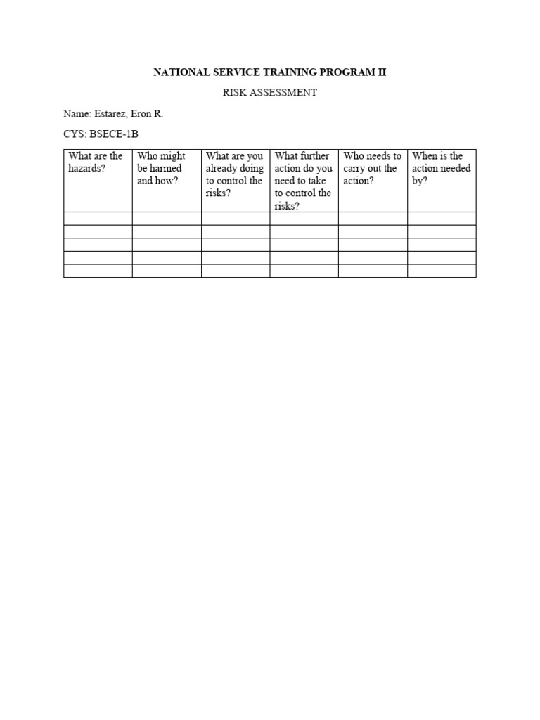 National Service Training Program II | PDF